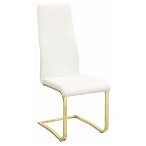 Whittingham - Dining Side Chair (Set of 4) - White / Gold