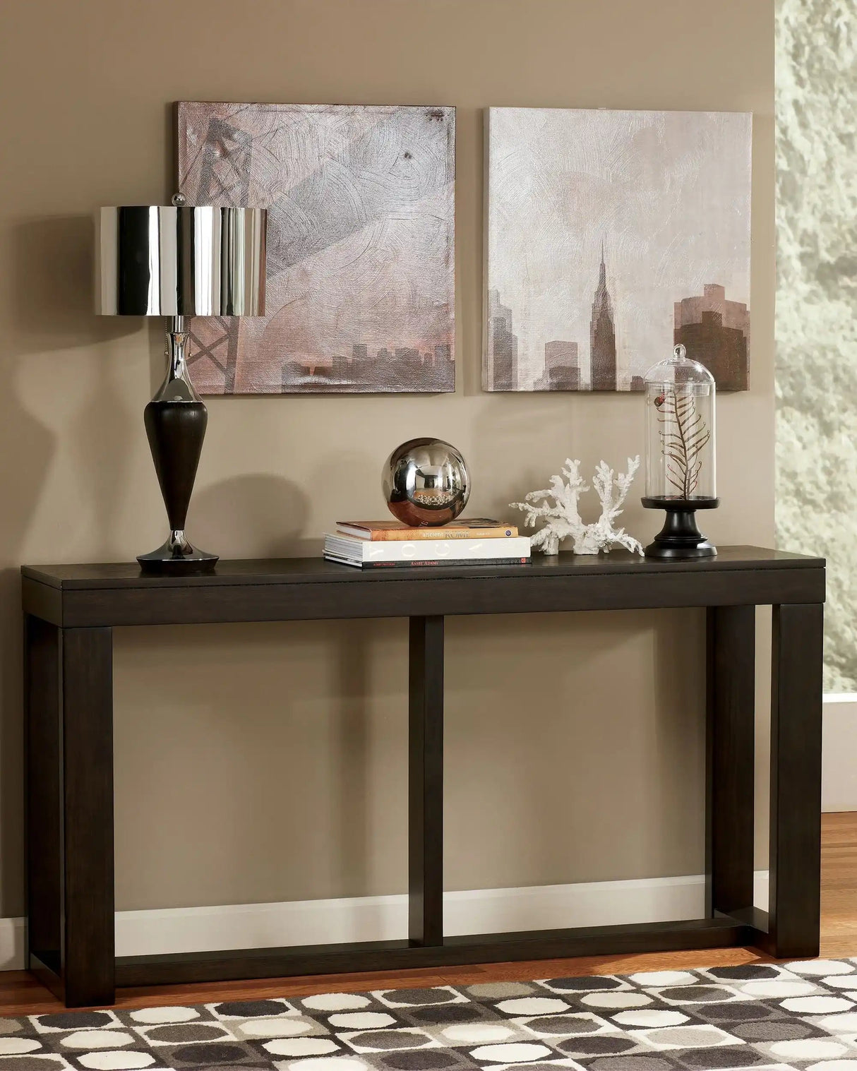 Watson - Sofa Table - Dark Brown - Best Buy Furniture