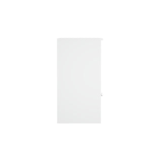 Toy Storage Organizer With Large Drawer And Low Bookshelf For Nursery & Playroom - White