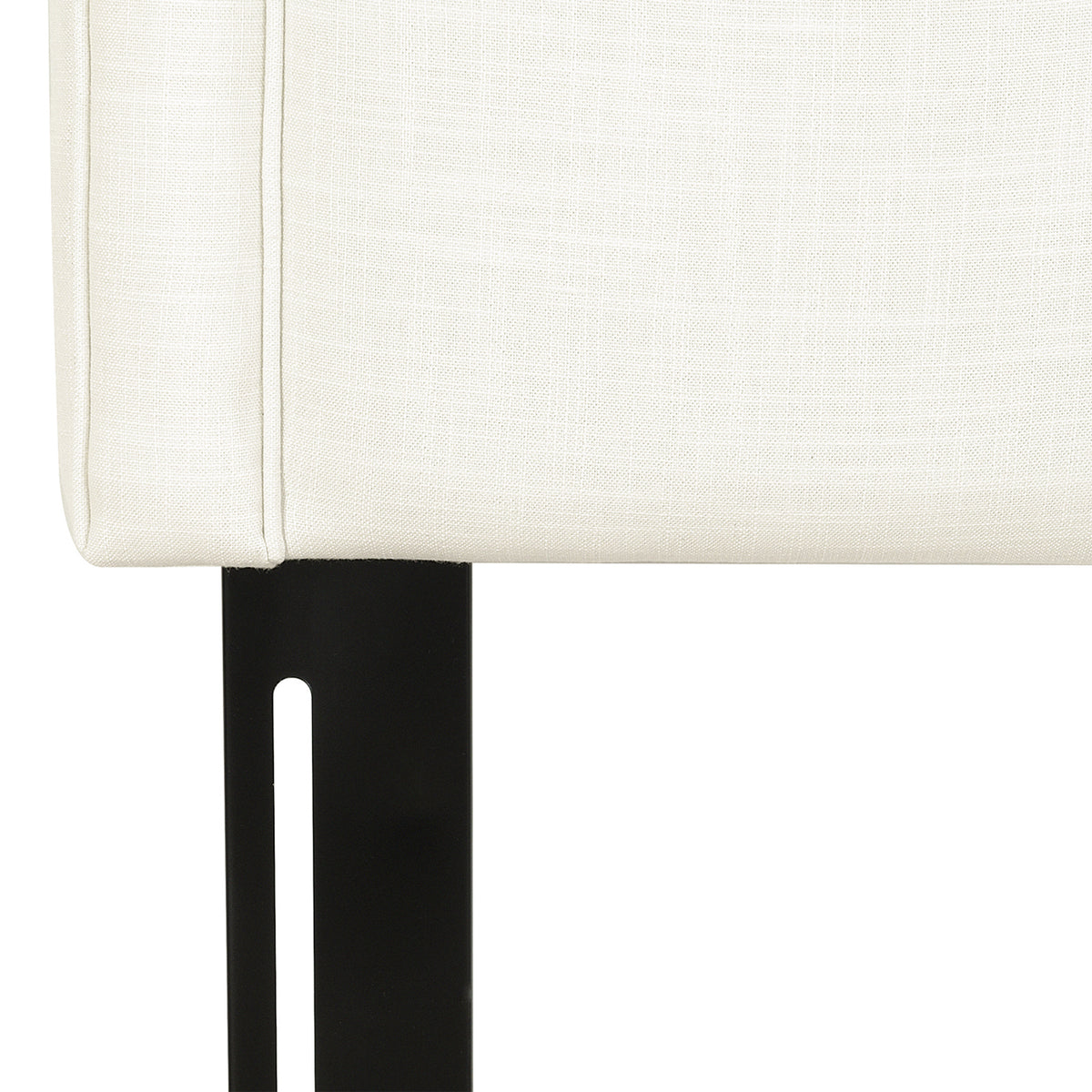 Catherine Upholstered Queen Headboard, Antique White