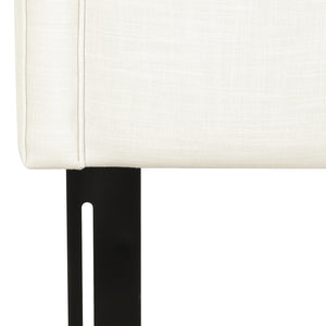 Catherine Upholstered Queen Headboard, Antique White