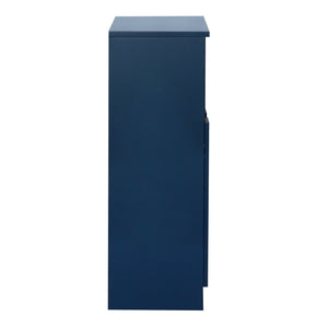 Modern Cabinet With Glass Doors And Drawer