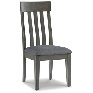 Hallanden - Dining UPH Side Chair (Set of 2) - Black / Gray