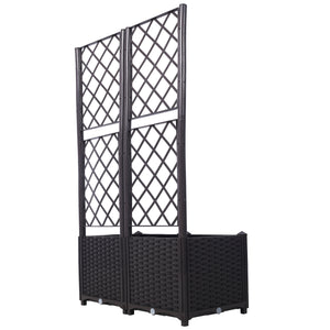 Poly Rattan Garden Planter