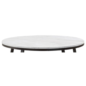 Donovan - Coffee Table With Round Top - White
