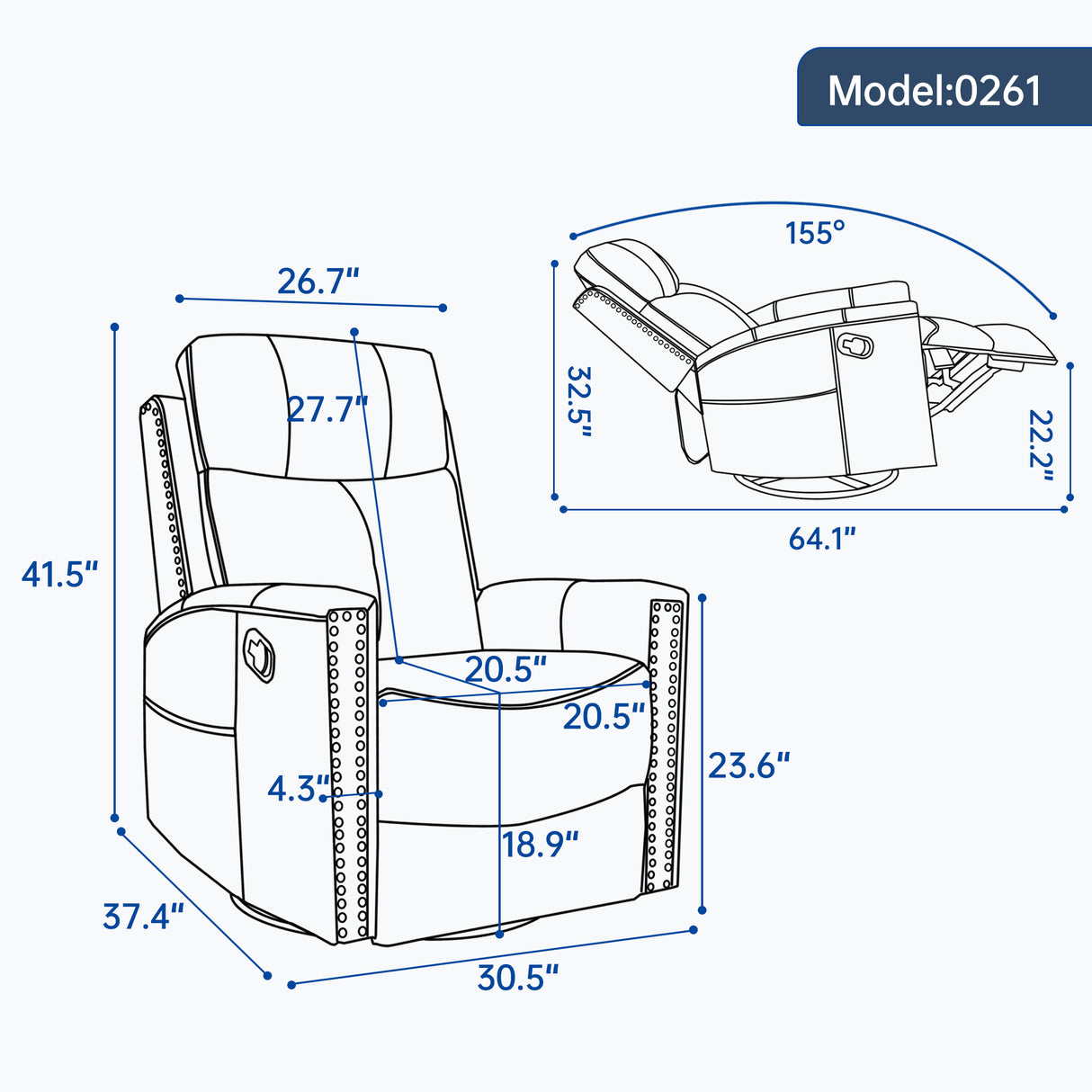 Comfortmax Camel Recliner