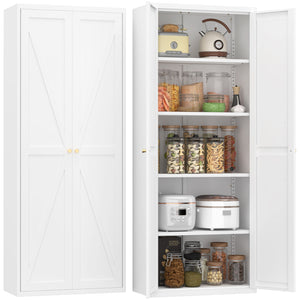 Adjustable 2 Door Storage Cabinet With Adjustable Shelves
