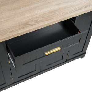 52" Kitchen Island Cabinet with Storage