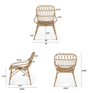 Monsoon - Outdoor Accent Chair With Open Weave Design