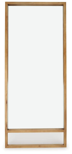 Devford - Floor Mirror - Brown - Best Buy Furniture