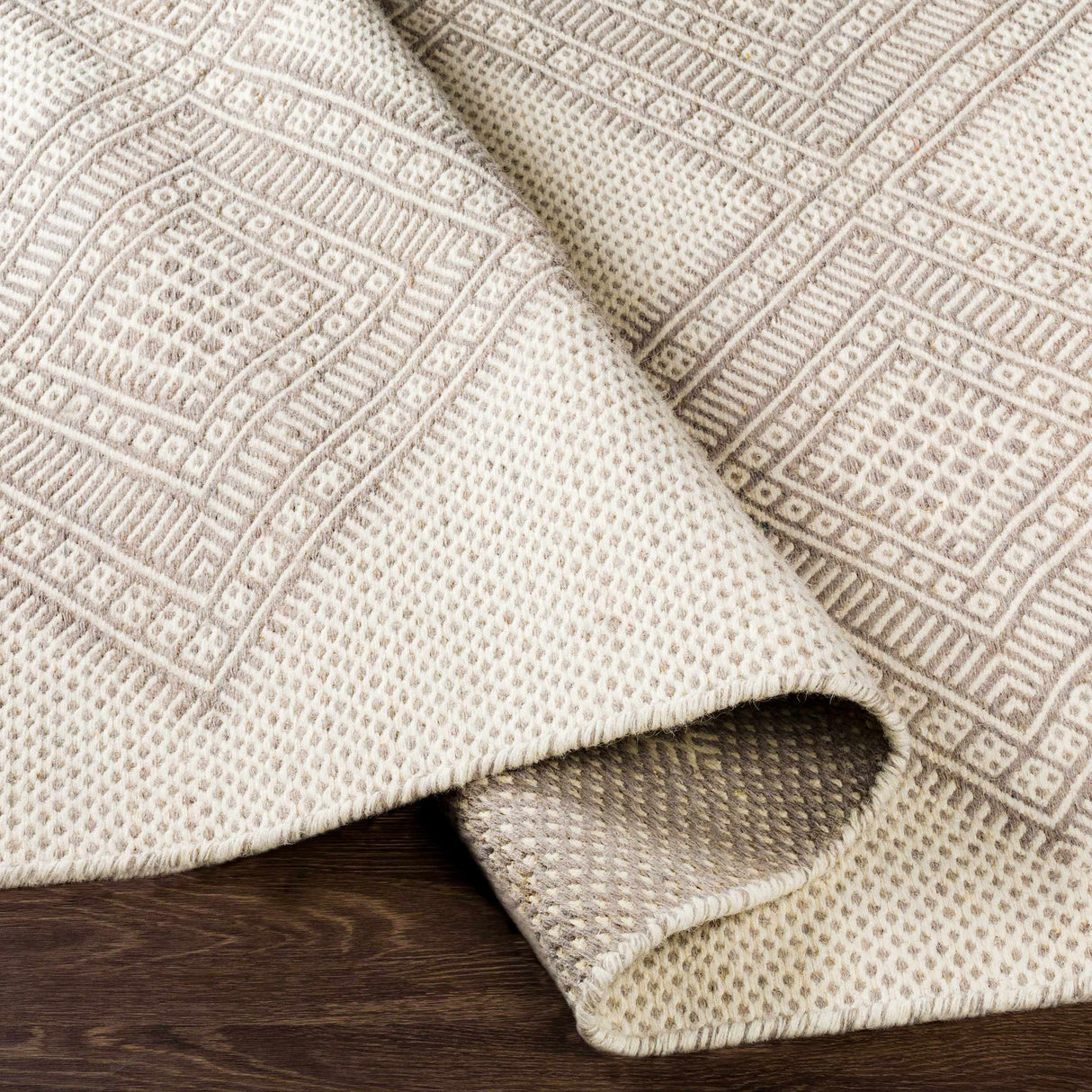 Aanislag Cream Wool Rug - Clearance