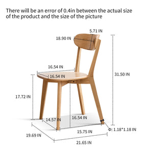 Simple Dining Chair, Solid Chair Table For Living Room Chair