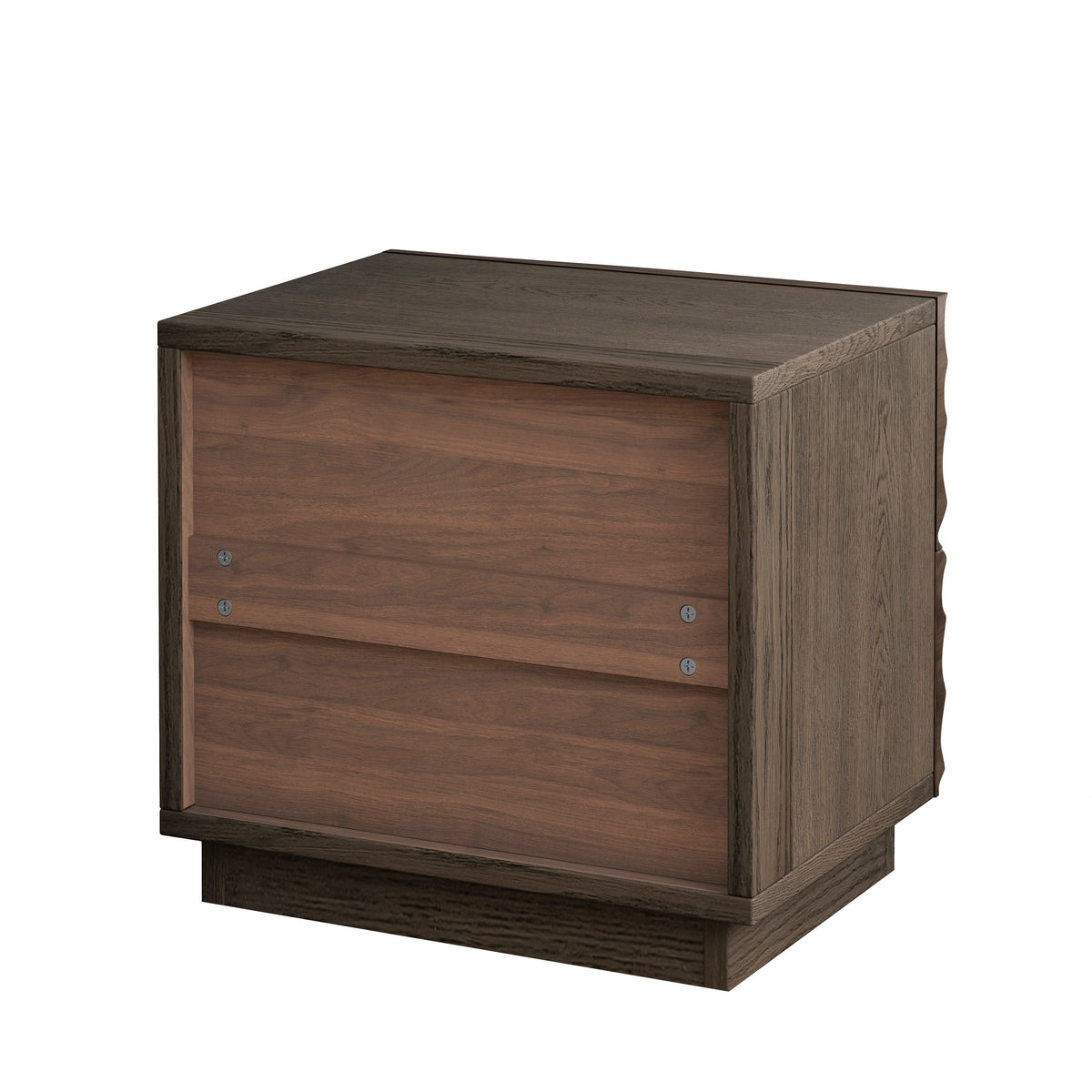 Solid Wood Nightstands with 2 Drawers