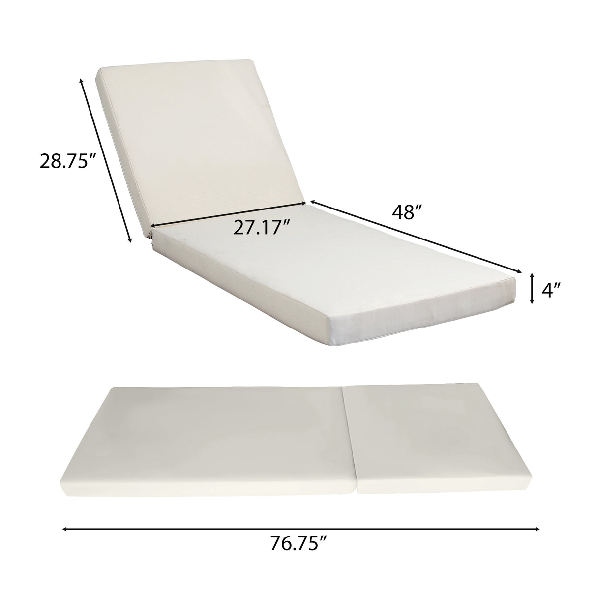Broadway/Ian Chaise Lounge Cushion