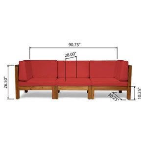 Oana - 3 Piece Sofa Set With Water Resistant Cushions - Best Buy Furniture
