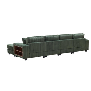 U-Shaped Convertible Sofa, 4 Seater Large Living Room Lounge