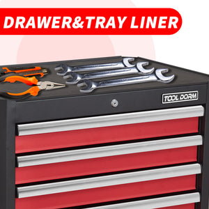 7-Drawer Rolling Tool Chest with Locking Wheels & Drawers