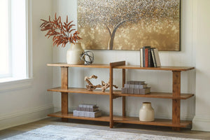 Fayemour - Console Sofa Table - Brown - Best Buy Furniture
