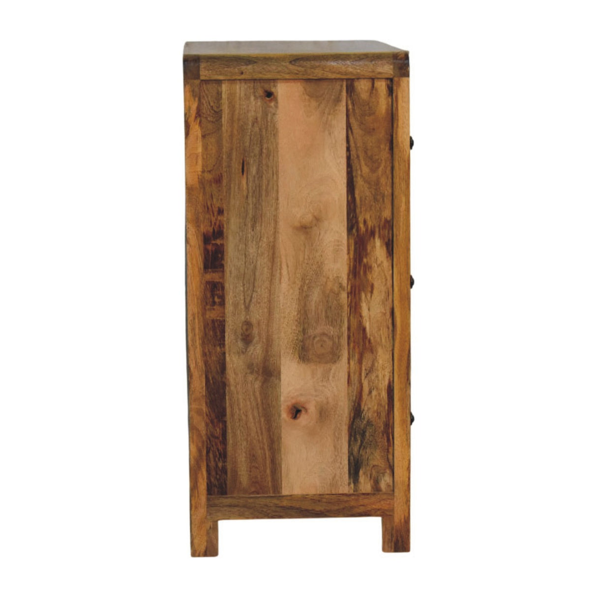 Solid Wood Oakish Three Drawer Chest