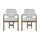 Upholstered Arm Dining Chairs (Set of 2) - Best Buy Furniture