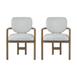 Upholstered Arm Dining Chairs (Set of 2) - Best Buy Furniture