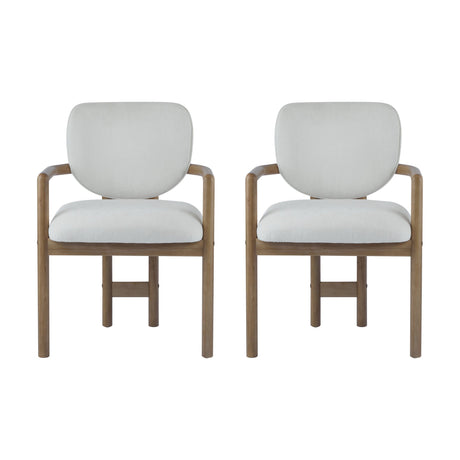 Upholstered Arm Dining Chairs (Set of 2) - Best Buy Furniture