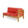 Brava - X Back Corner Bench - Best Buy Furniture