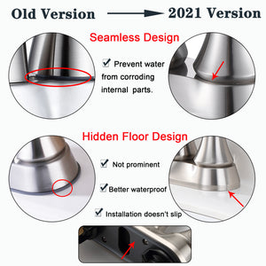2-Handle 4-Inch Brushed Nickel Bathroom Faucet with Pop-Up Drain