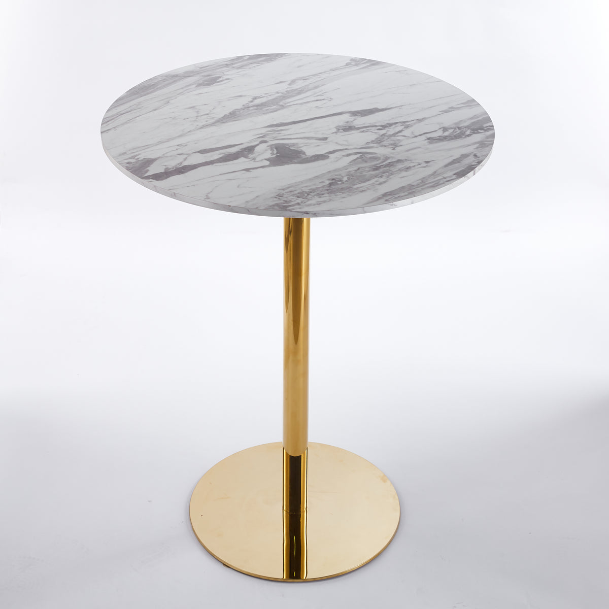 31.5" Folding Golden And Table