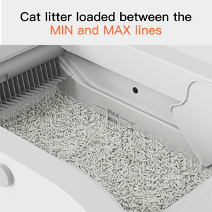 Smart Cat Litter Box With Wide Opening