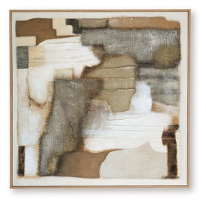Wylander - Wall Art - Tan / Brown / Gray - Best Buy Furniture
