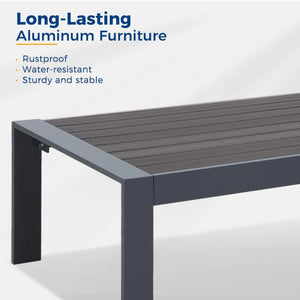 Modern Rectangle Outdoor Coffee Table