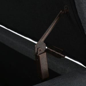 Glouster - Contemporary Storage Ottoman With Button Tufted Design