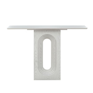 47.24 Inch Entryway Table with Unique Loopback Design
