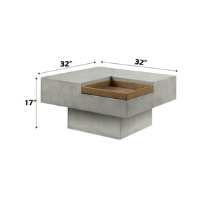 Kailano - Weathered Table - Gray - Best Buy Furniture