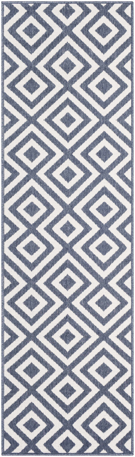 Spilsby Navy Blue Outdoor Rug - Clearance