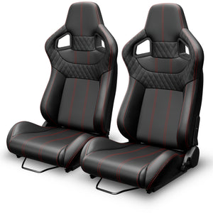 2PC Universal Bucket Racing Seats