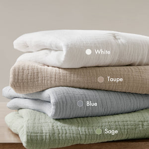 3-Piece Full/Queen Cotton Embroidered Quilt Set