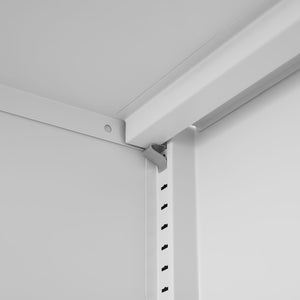 Modern Storage Cabinet With Adjustable Shelves, Magnetic Door Stopper