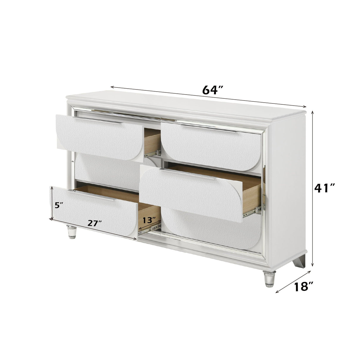 Tarian - Dresser - White - Best Buy Furniture