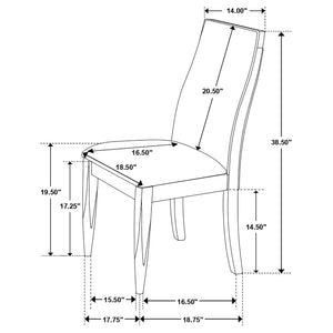 Paloma - Side Chair (Set of 2) - Walnut