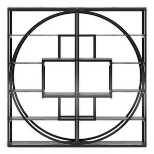 5 Tier Etagere Bookshelf With 8 Open Shelves Organizer For Living Room