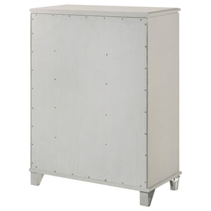 Gwendolyn - 5 Drawer Bedroom Chest Of Drawers - White