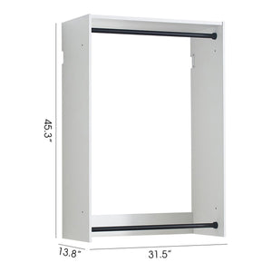 Devi - Wall Mounted Closet System, Modular Units