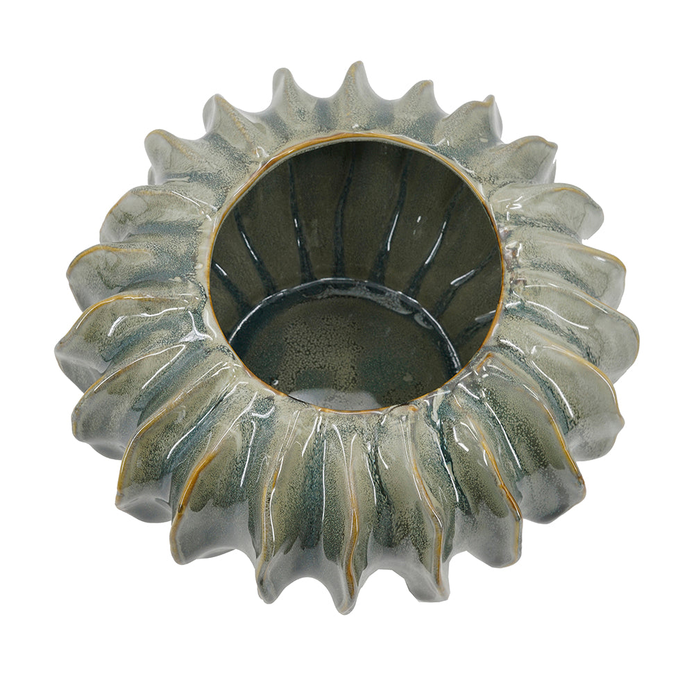 D13.2x7.5" Sculptural Cactus Vase