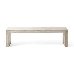 Acacia Wood Dining Bench with Farmhouse Style - view 10