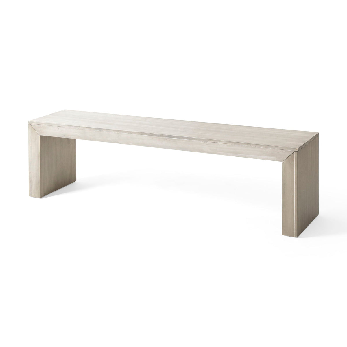 Acacia Wood Dining Bench with Farmhouse Style - view 5