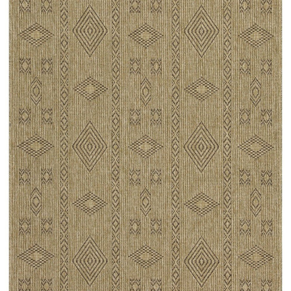 Earth - 5'3" X 7'3" Polypropylene Indoor, Outdoor Area Rug - Jute, Mocha