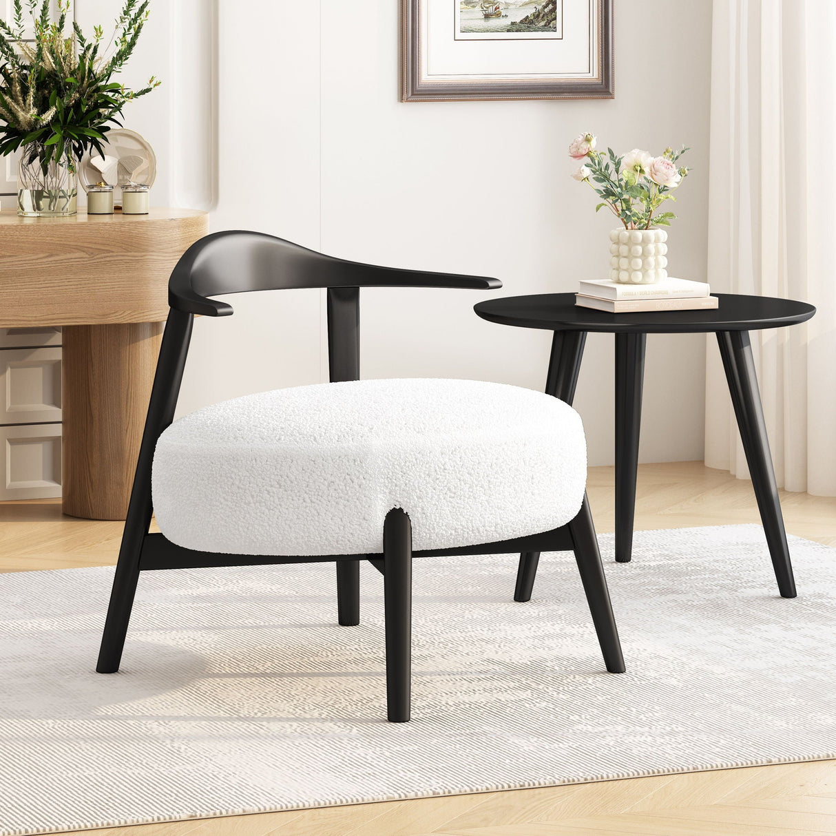 Modern Living Room Upholstered Accent Chair