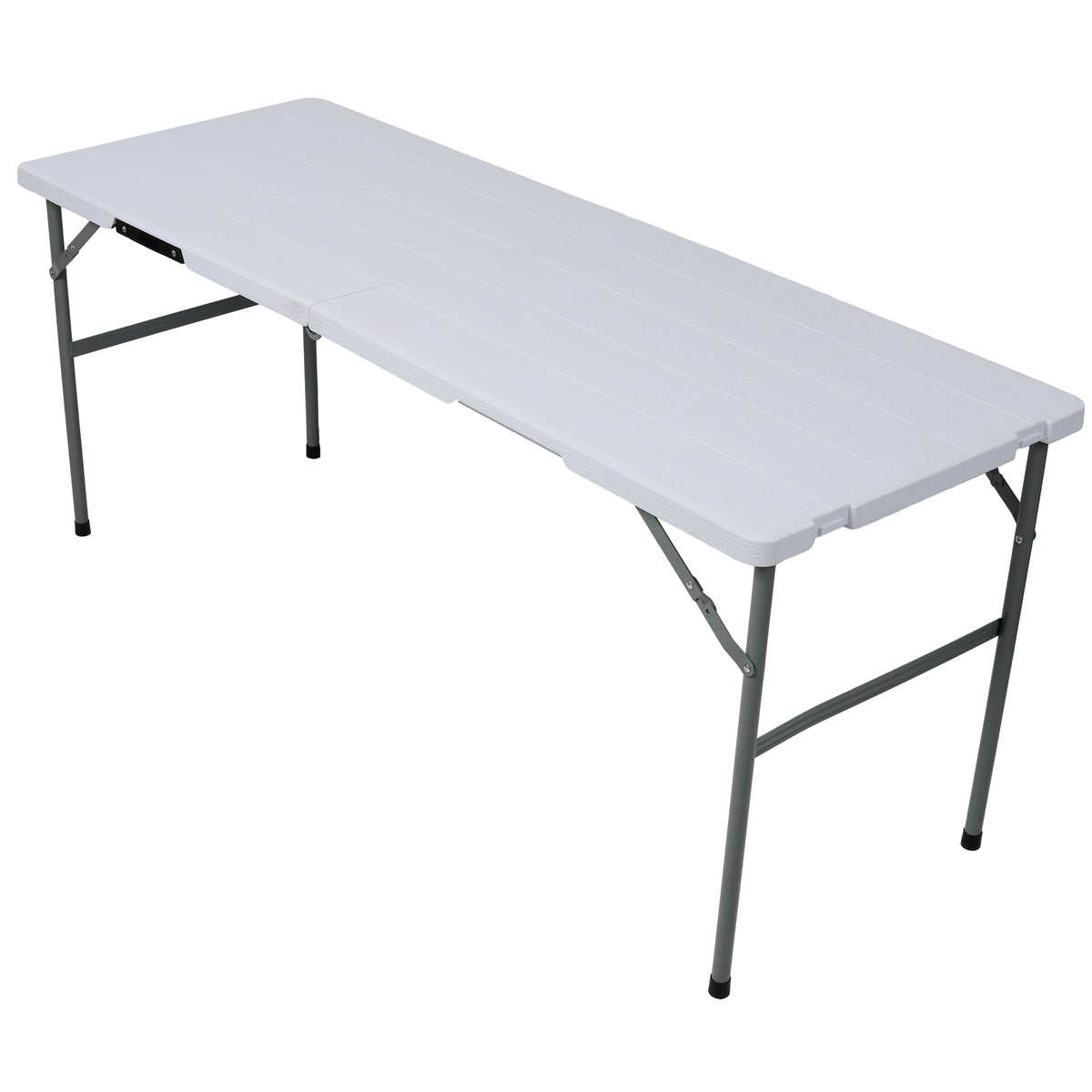 70 Inch Portable Folding Picnic Table Set with 2 Benches